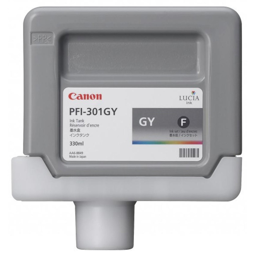 Original Canon PFI-301GY Grey Ink Cartridge (1495B001AA)