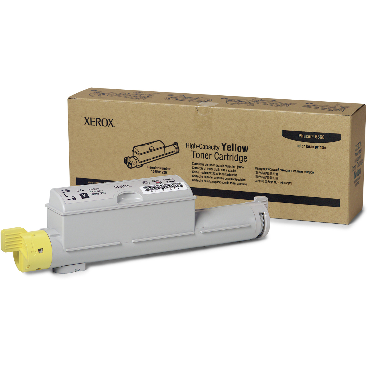 Original Xerox 106R01303 Yellow Ink Cartridge (106R01303)
