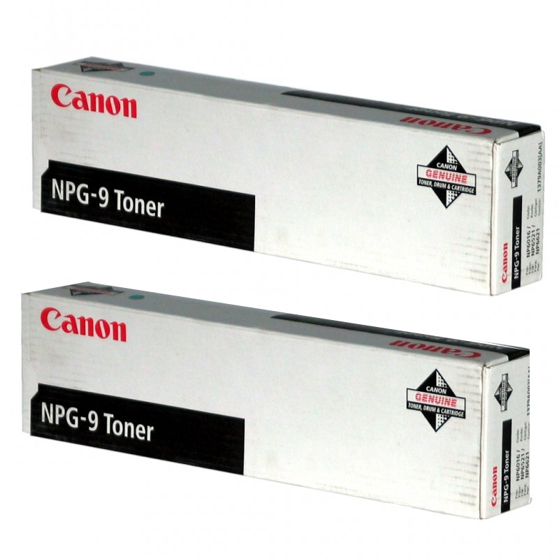 Original Canon NPG-9 Black Twin Pack Toner Cartridges (1379A003AA)