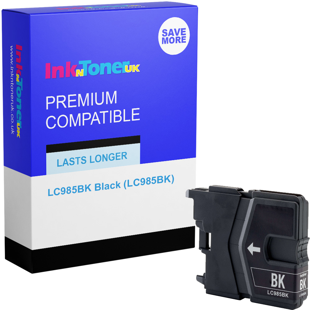 Premium Compatible Brother LC985BK Black Ink Cartridge (LC985BK)