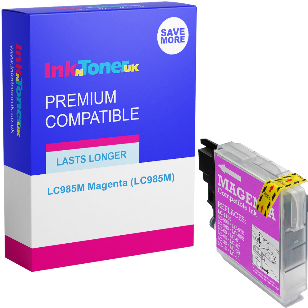Premium Compatible Brother LC985M Magenta Ink Cartridge (LC985M)