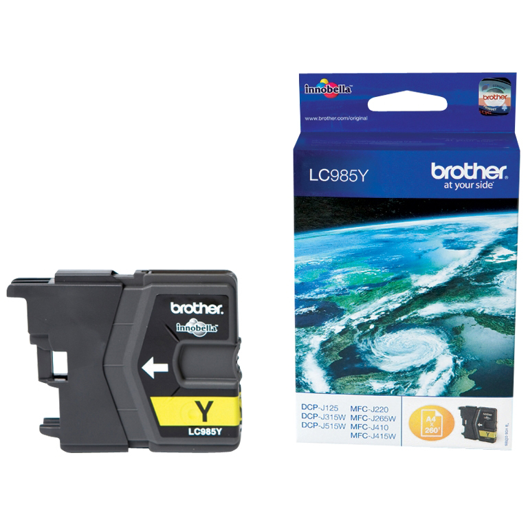 Original Brother LC985Y Yellow Ink Cartridge (LC985Y)