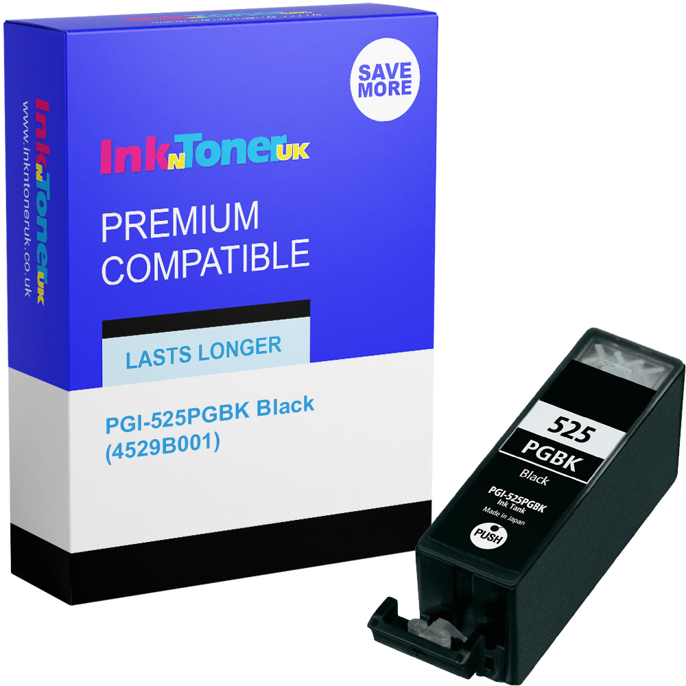 Premium Compatible Canon PGI-525PGBK Black Ink Cartridge (4529B001)