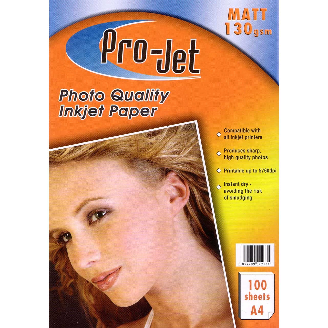 Original Pro-Jet Matte A4 130gsm Photo Paper - 100 sheets