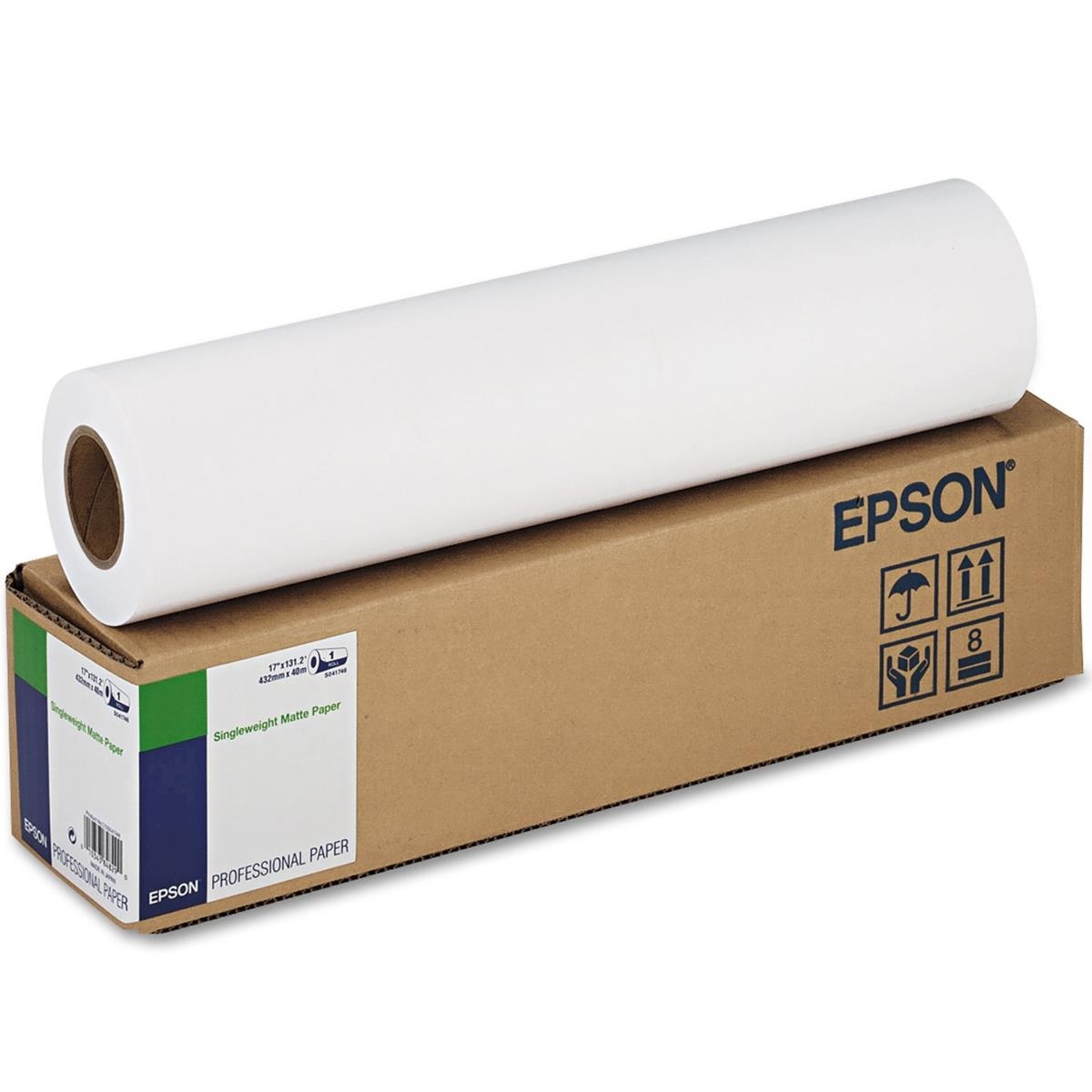 Original Epson S041746 120gsm 17in x 131ft Paper Roll (C13S041746)