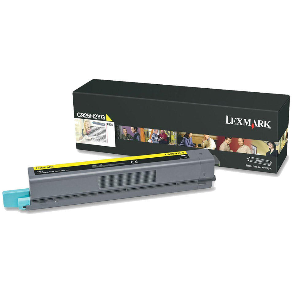 Original Lexmark C925H2YG Yellow High Capacity Toner Cartridge (C925H2YG)