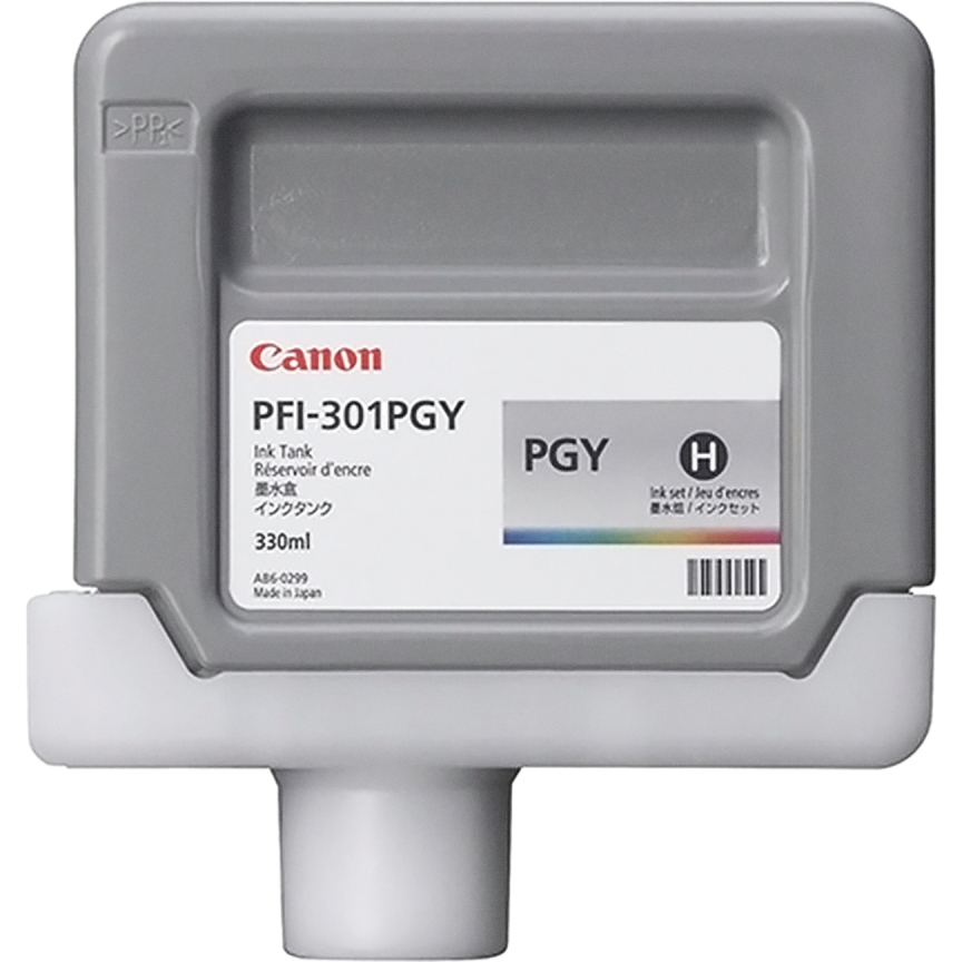 Original Canon PFI-301PGY Photo Grey Ink Cartridge (1496B001AA)