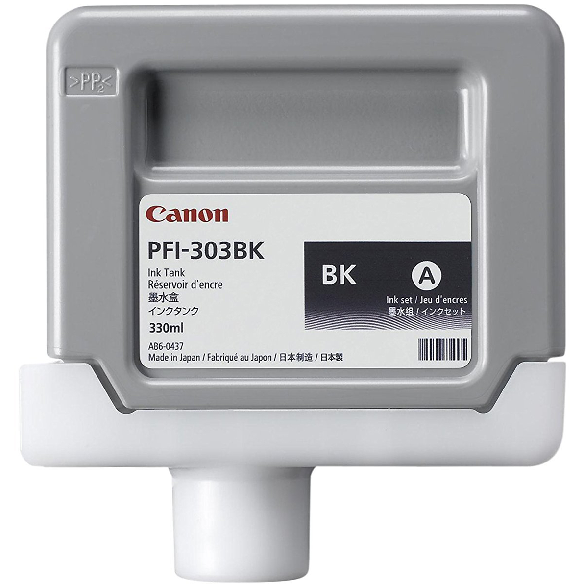 Original Canon PFI-303BK Black Ink Cartridge (2958B001AA)