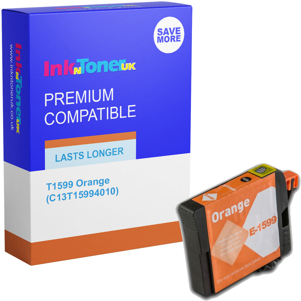 Premium Compatible Epson T1599 Orange Ink Cartridge (C13T15994010) Kingfisher