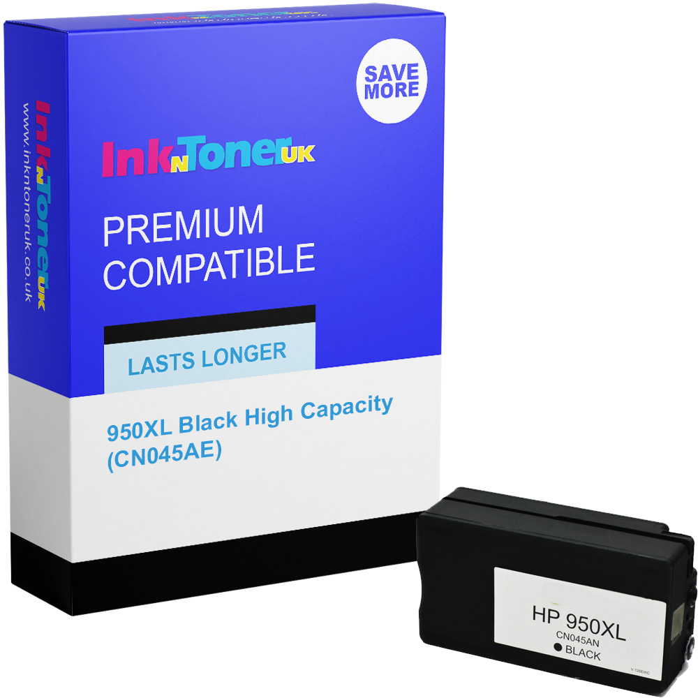 Premium Compatible HP 950XL Black High Capacity Ink Cartridge (CN045AE)