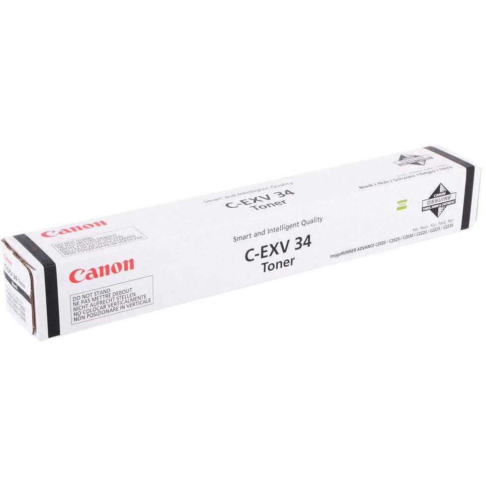 Original Canon C-EXV34 Black Toner Cartridge (3782B002)