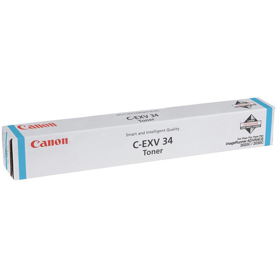 Original Canon C-EXV34 Cyan Toner Cartridge (3783B002)