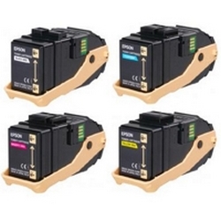 Original Epson S05060 CMYK Multipack Toner Cartridges (S050605/ S050604/ S050603/ S050602)