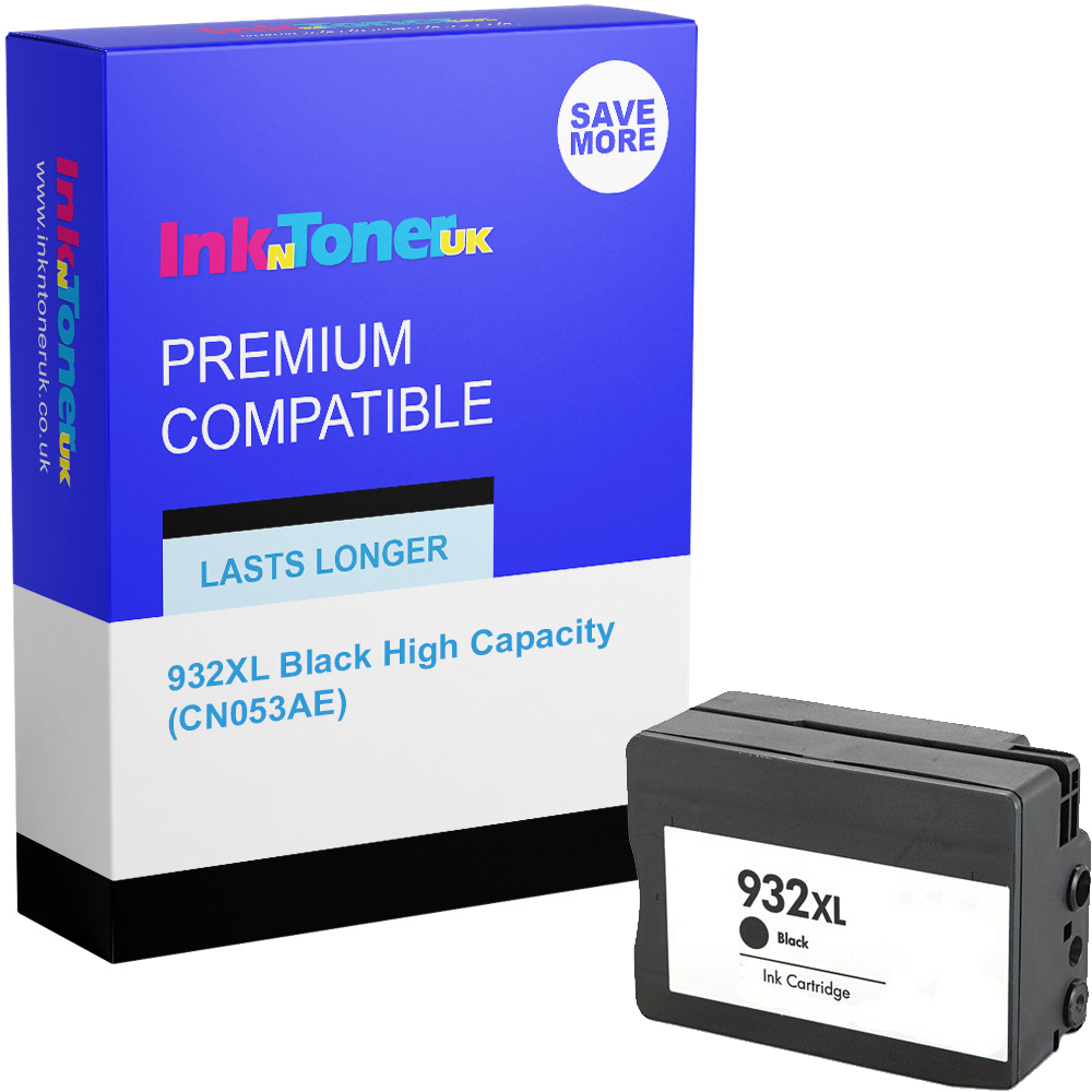 Premium Compatible HP 932XL Black High Capacity Ink Cartridge (CN053AE)