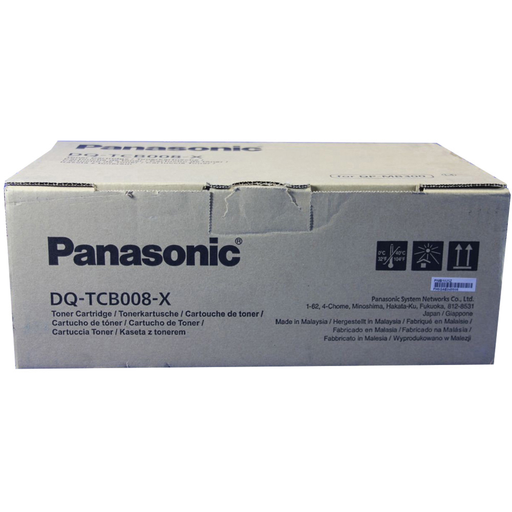 Original Panasonic DQ-TCB008-X Black Toner Cartridge (DQ-TCB008-X)