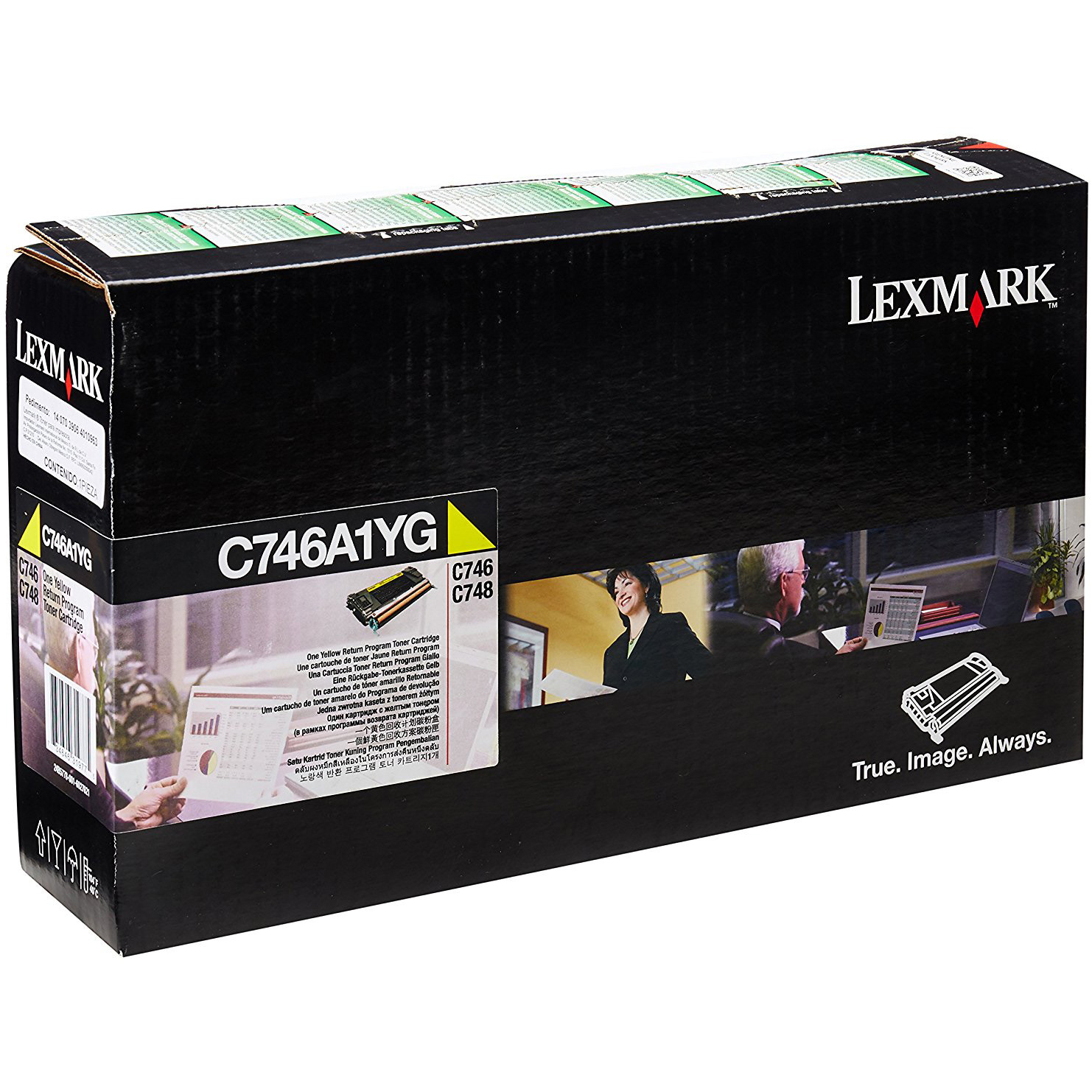 Original Lexmark C746A1YG Yellow Toner Cartridge (C746A1YG)