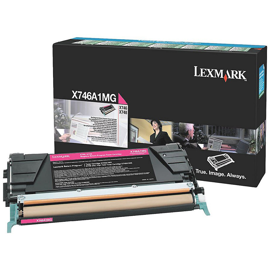 Original Lexmark X746A1MG Magenta Toner Cartridge (X746A1MG)