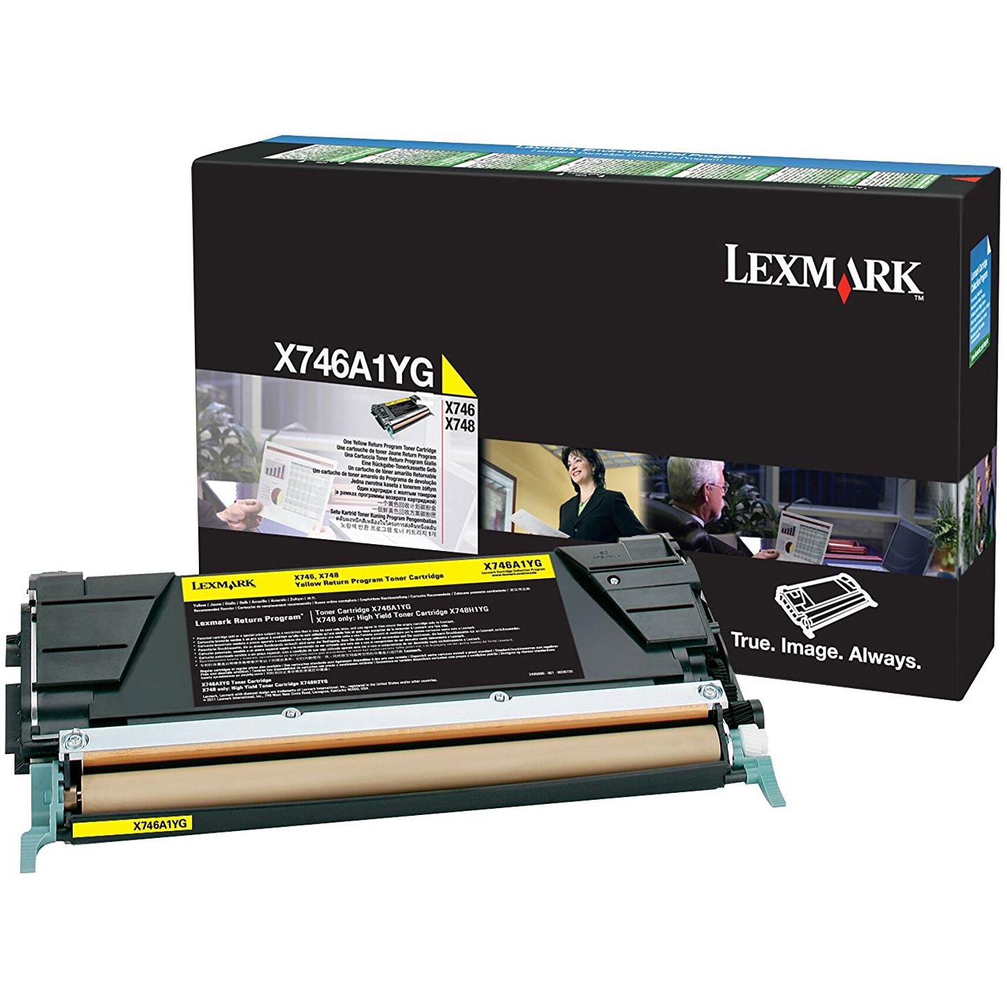 Original Lexmark X746A1YG Yellow Toner Cartridge (X746A1YG)