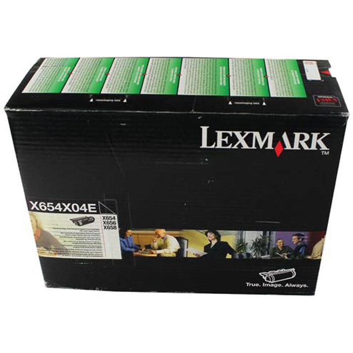 Original Lexmark X654X04E Black Label Application Extra High Capacity Toner Cartridge (X654X04E)