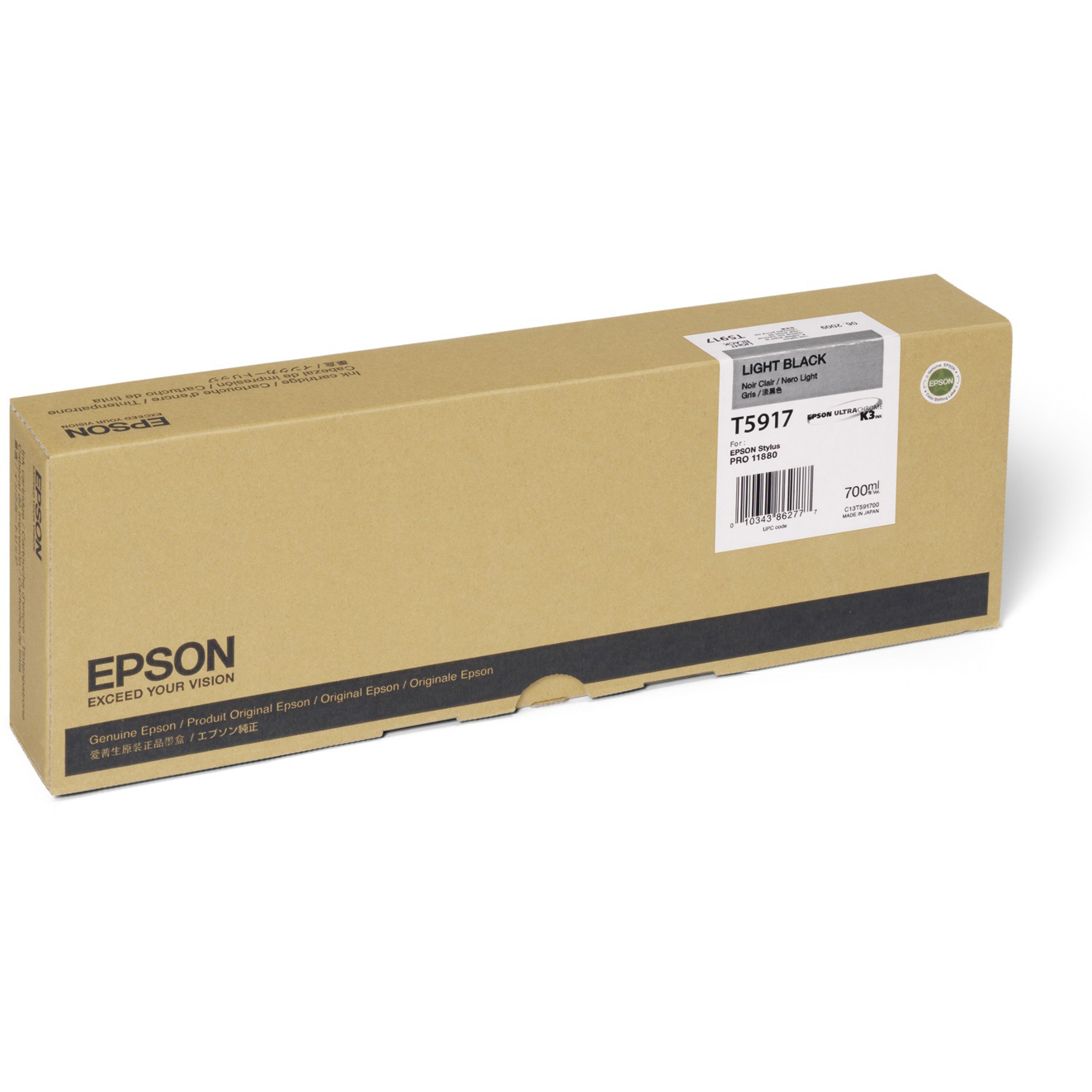 Original Epson T5917 Light Black Ink Cartridge (C13T591700)
