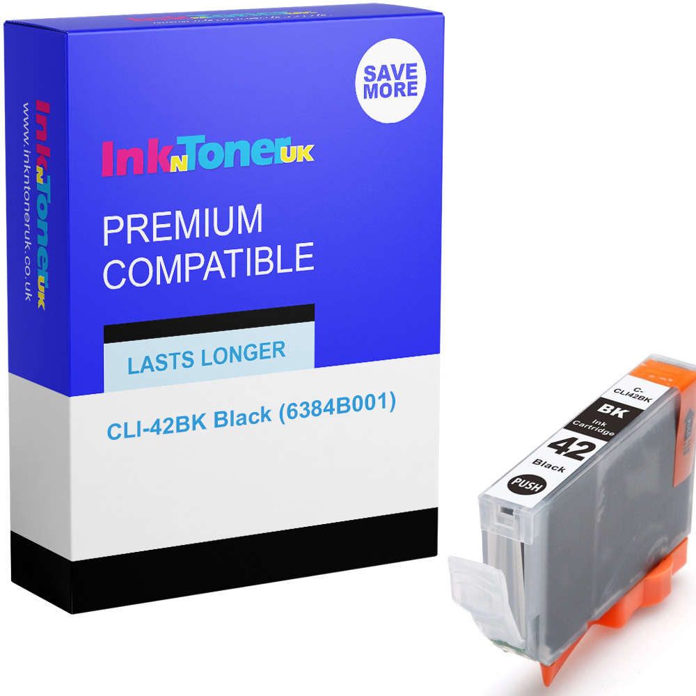 Premium Compatible Canon CLI-42BK Black Ink Cartridge (6384B001)