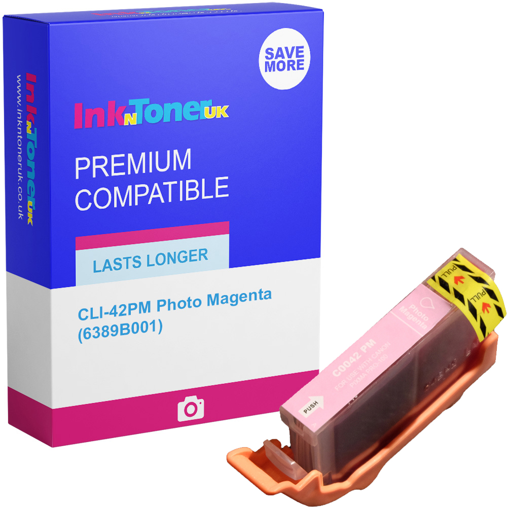 Premium Compatible Canon CLI-42PM Photo Magenta Ink Cartridge (6389B001)