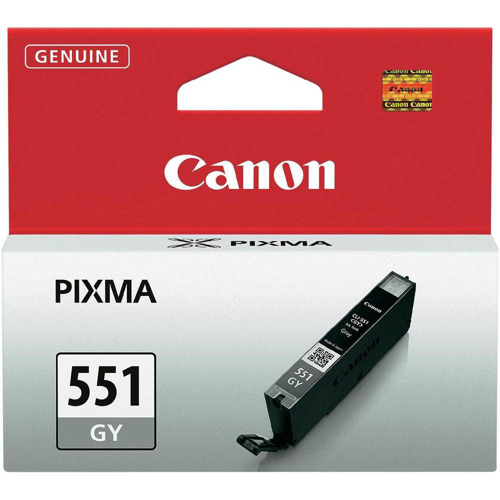 Original Canon CLI-551GY Grey Ink Cartridge (6512B001)