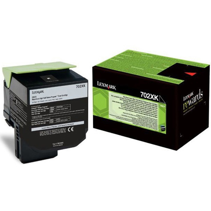 Original Lexmark 702XK Black Extra High Capacity Toner Cartridge (70C2XK0)