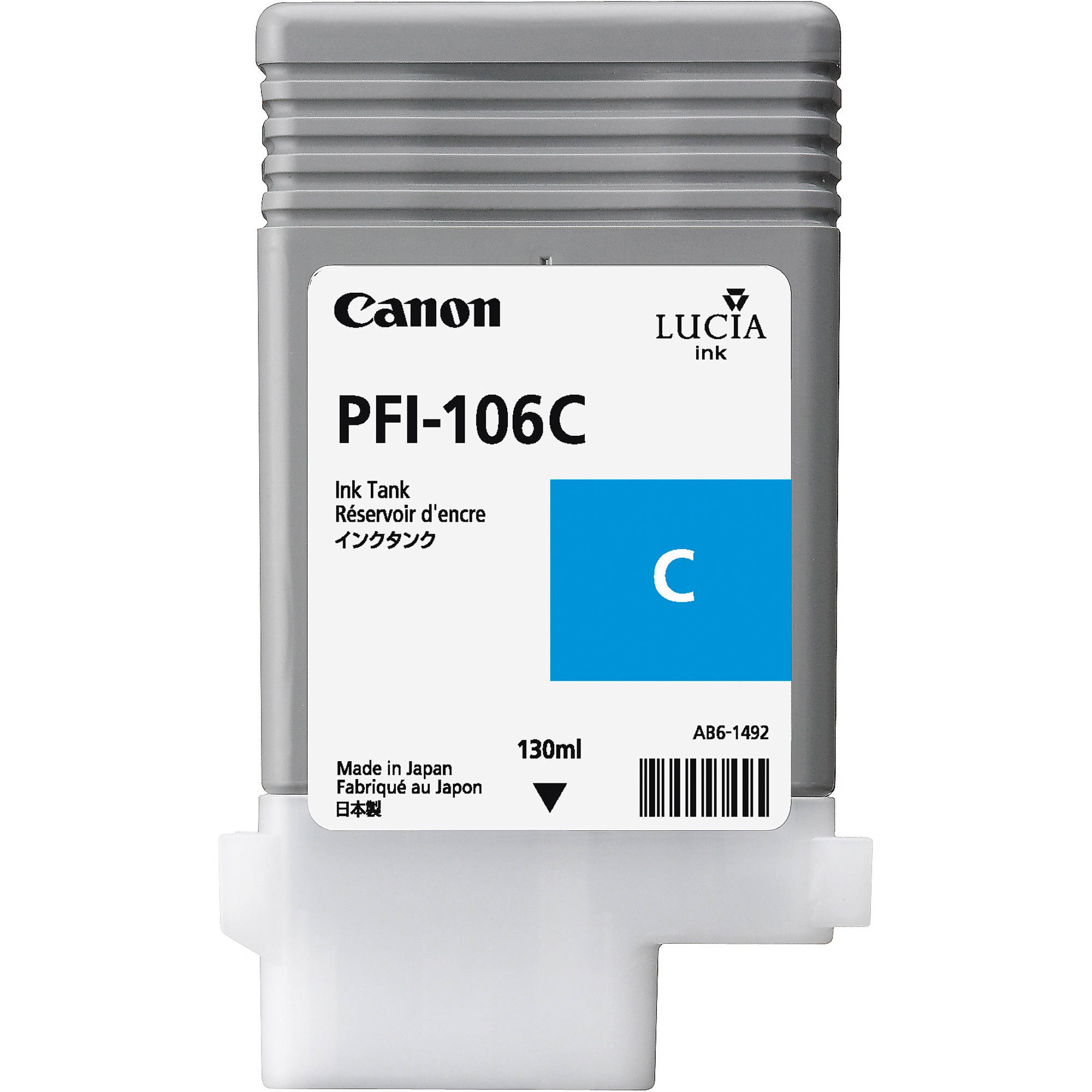 Original Canon PFI-106C Cyan Ink Cartridge (PFI106C)