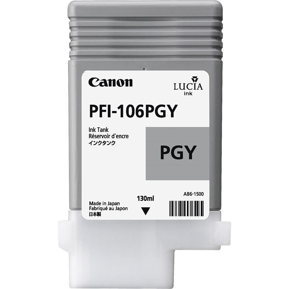 Original Canon PFI-106PGY Photo Grey Ink Cartridge (6631B001AA)