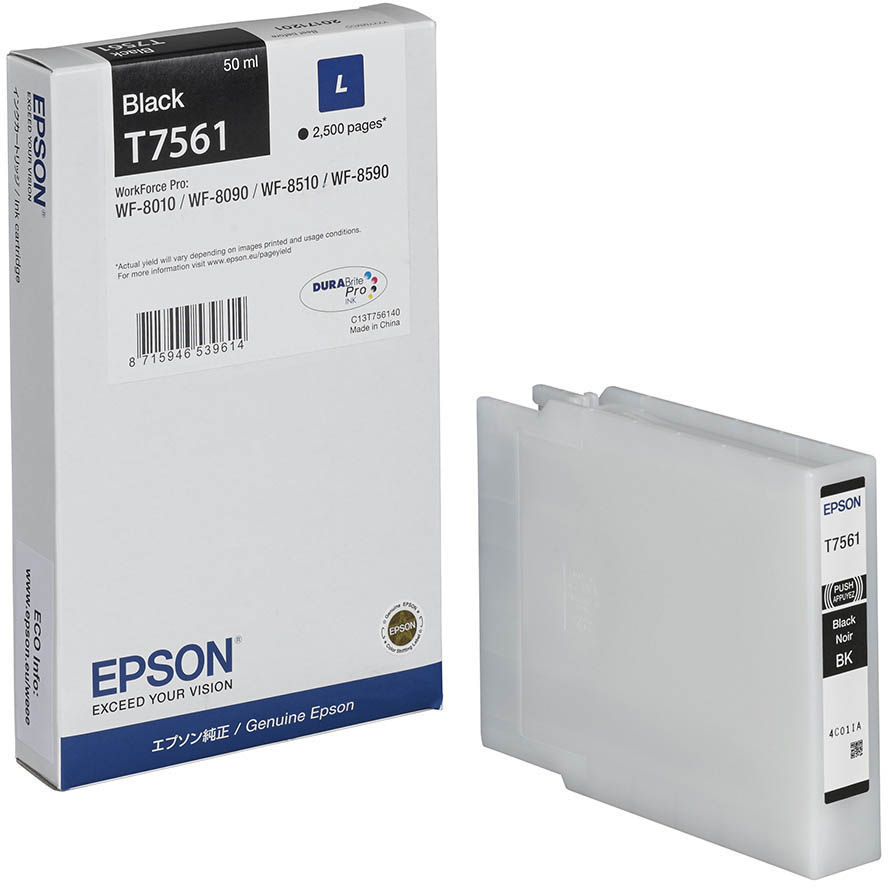 Original Epson T7561 Black Ink Cartridge (C13T756140)