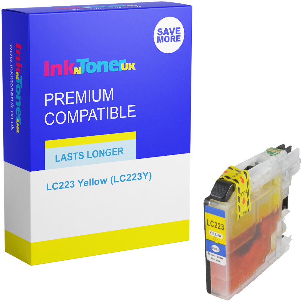 Premium Compatible Brother LC223 Yellow Ink Cartridge (LC223Y)