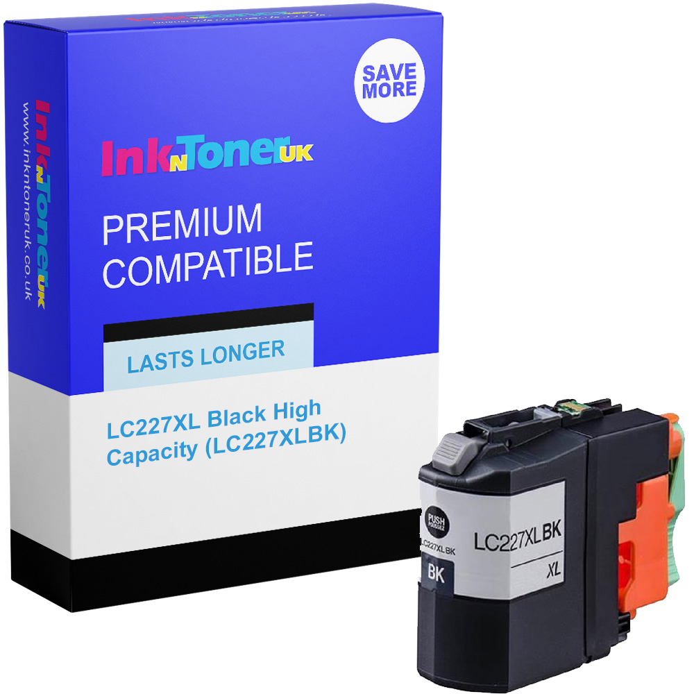 Premium Compatible Brother LC227XL Black High Capacity Ink Cartridge (LC227XLBK)