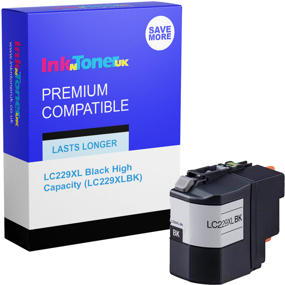 Premium Compatible Brother LC229XL Black High Capacity Ink Cartridge (LC229XLBK)