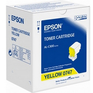 Original Epson 0747 Yellow Toner Cartridge (C13S050747)