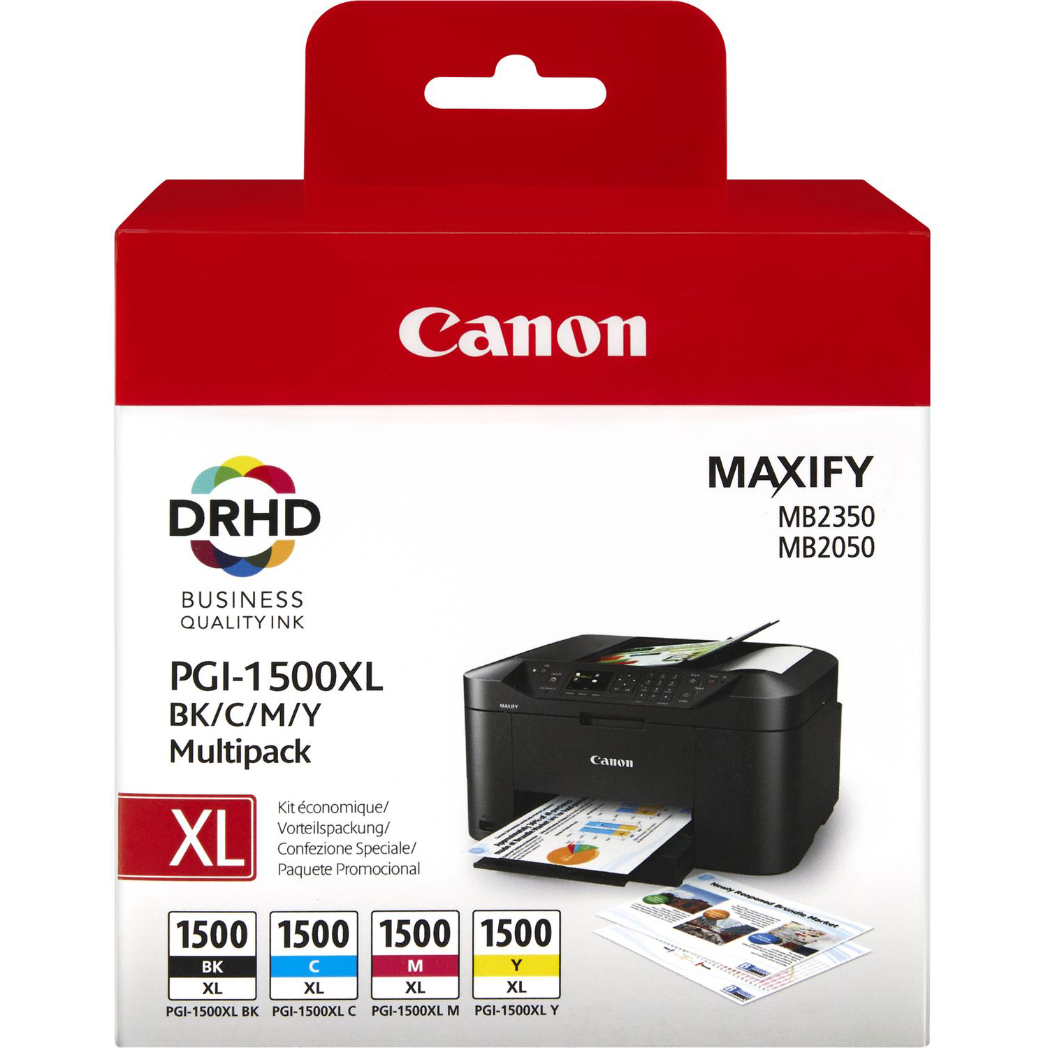 Original Canon PGI-1500XL CMYK Multipack High Capacity Ink Cartridges (9182B004)