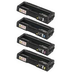Original Ricoh 4063 CMYK Multipack Toner Cartridges (406348/ 406349/ 406350/ 406351)