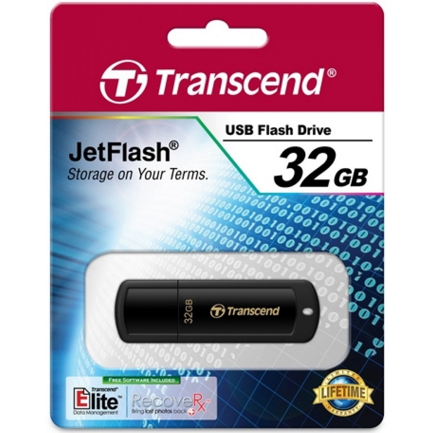 Original Transcend JetFlash 350 32GB USB 2.0 Flash Drive (TS32GJF350)