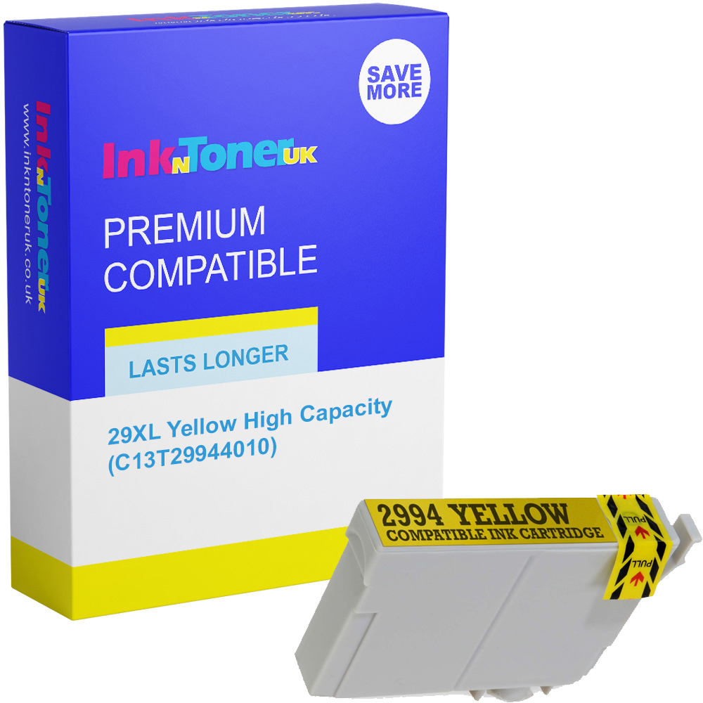Premium Compatible Epson 29XL Yellow High Capacity Ink Cartridge (C13T29944010) T2994 Strawberry