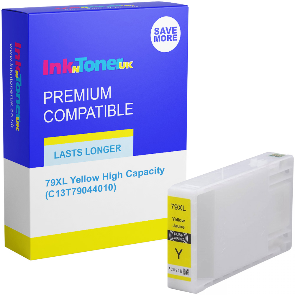 Premium Compatible Epson 79XL Yellow High Capacity Ink Cartridge (C13T79044010) T7904 Tower of Pisa