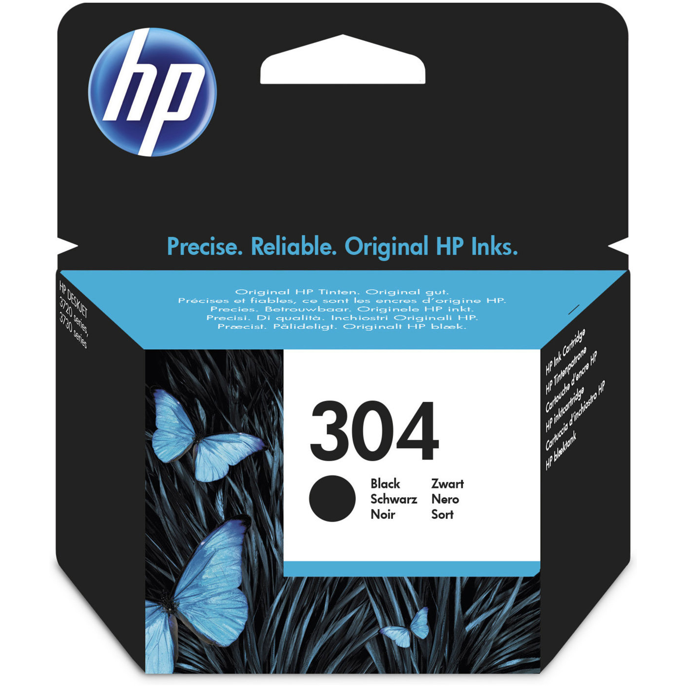 Original HP 304 Black Ink Cartridge (N9K06AE)