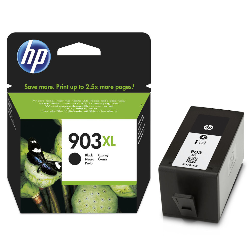 Original HP 903XL Black High Capacity Ink Cartridge (T6M15AE)