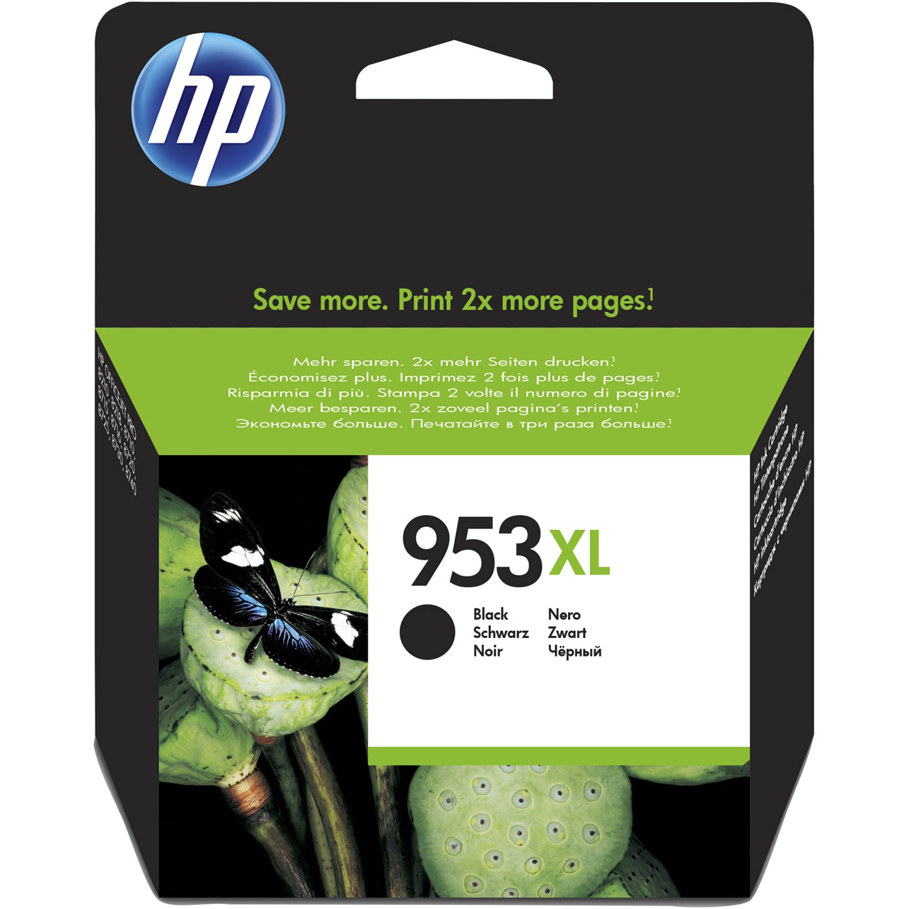 Original HP 953XL Black High Capacity Ink Cartridge (L0S70AE)