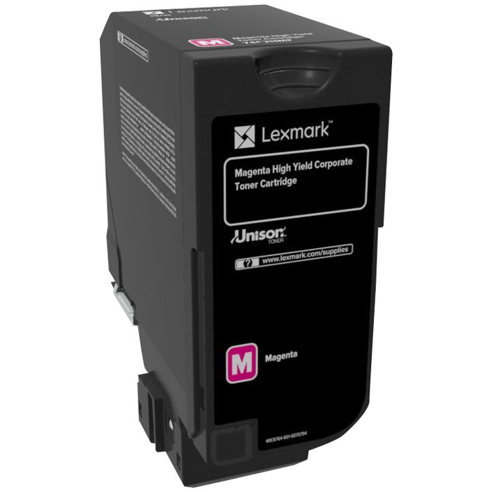 Original Lexmark 74C2SM0 Magenta High Capacity Toner Cartridge (74C2SM0)
