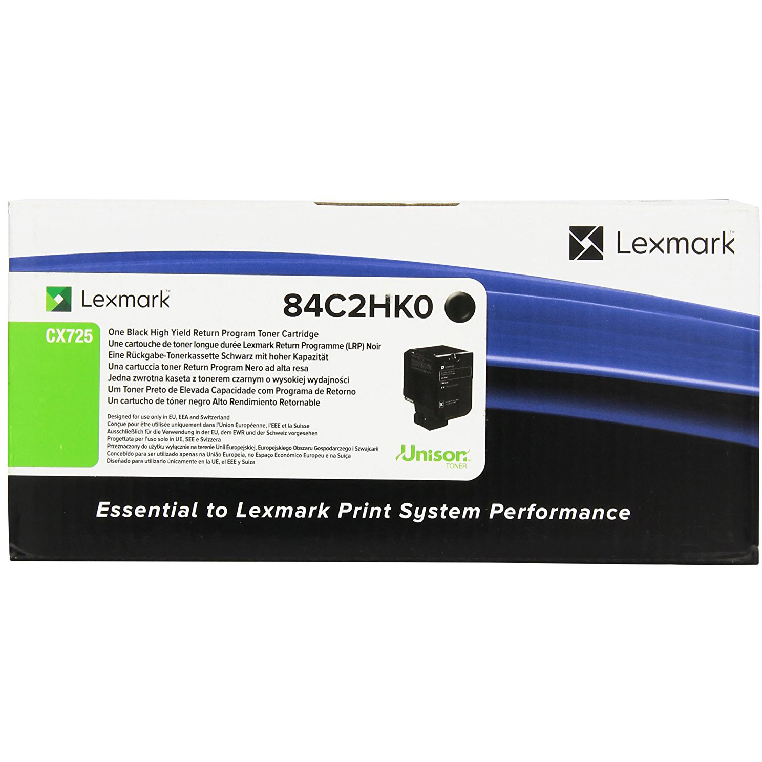 Original Lexmark 84C2HK0 Black Extra High Capacity Toner Cartridge (84C2HK0)