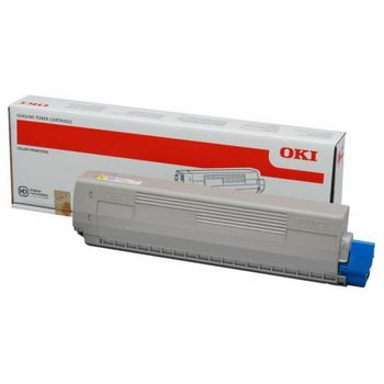 Original Oki 46443101 Yellow High Capacity Toner Cartridge (46443101)