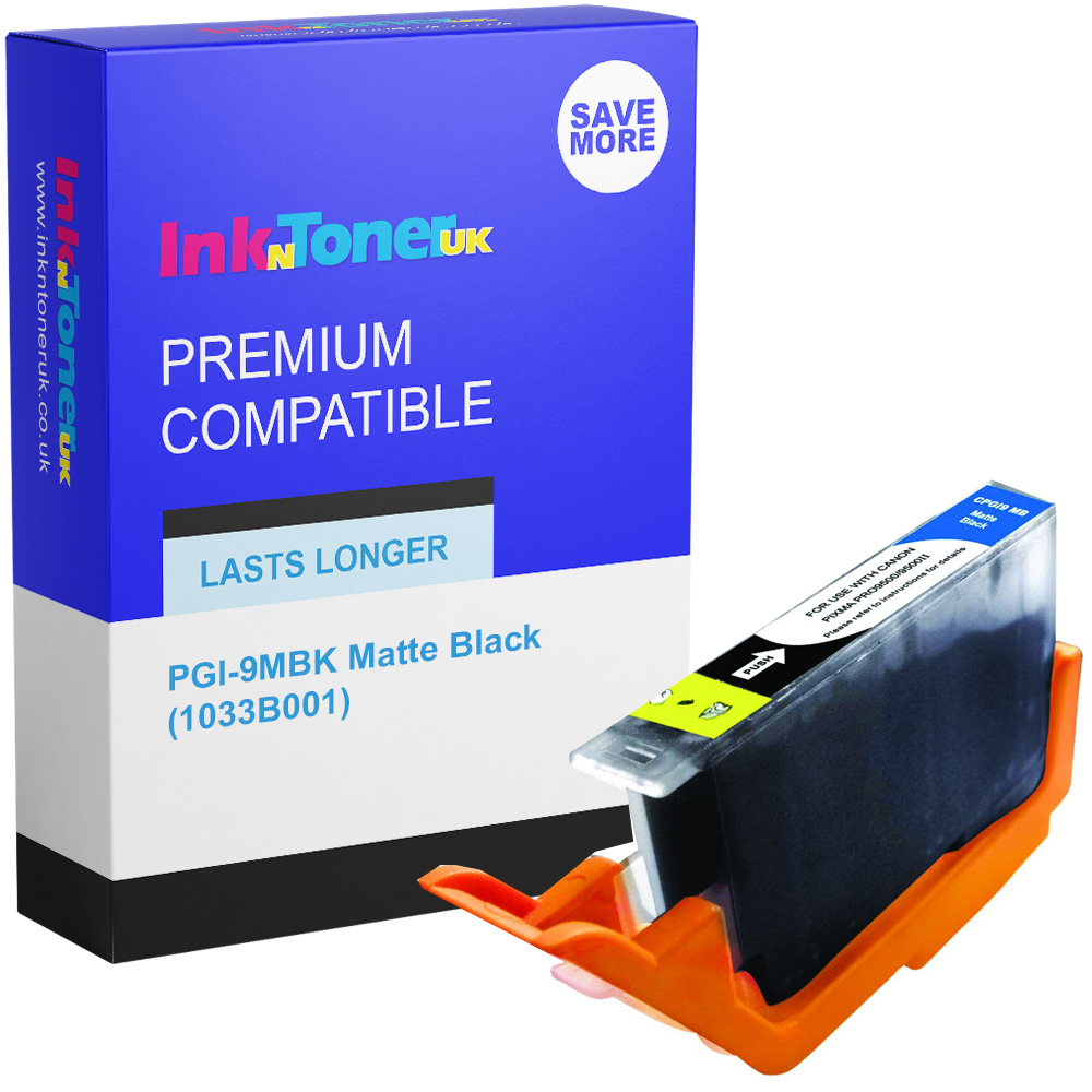 Premium Compatible Canon PGI-9MBK Matte Black Ink Cartridge (1033B001)