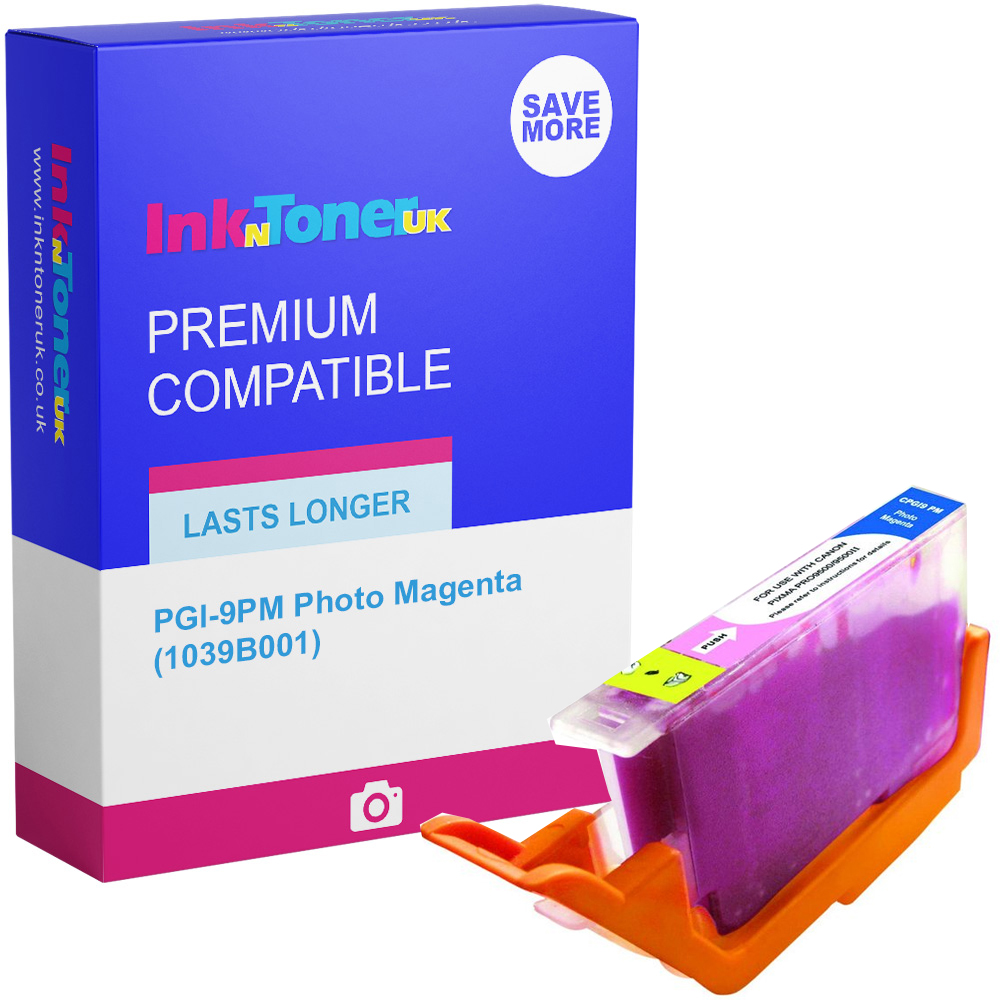 Premium Compatible Canon PGI-9PM Photo Magenta Ink Cartridge (1039B001)