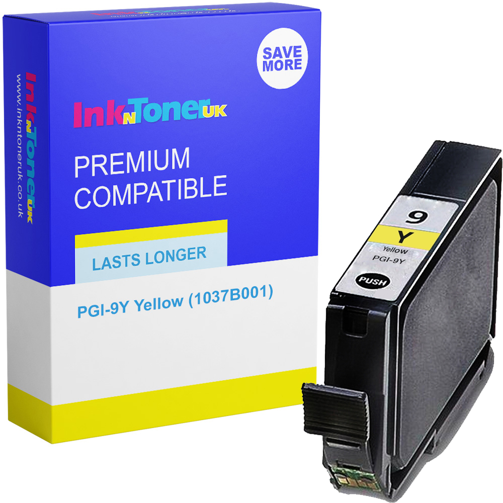 Premium Compatible Canon PGI-9Y Yellow Ink Cartridge (1037B001)