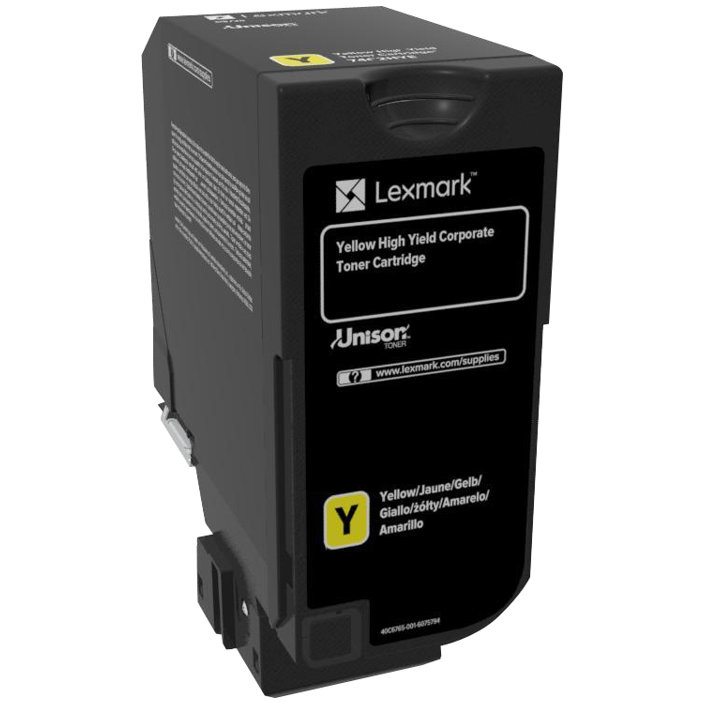 Original Lexmark 74C2HY0 Yellow Extra High Capacity Toner Cartridge (74C2HYE)